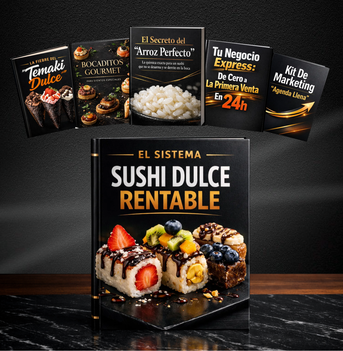 Sistema Sushi Dulce Rentable ➕ 5 bonos de regalo🎁