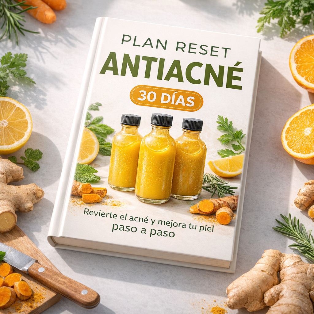 Plan reset ANTIACNÉ de 30 días + 5 bonus de REGALO 🎁